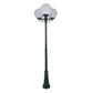 Siena 3 Light 2.4m 300mm Opal Post Light