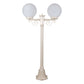 Siena 2 Light 1.35m 250mm Opal Post Light