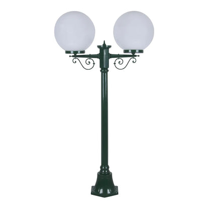Siena 2 Light 1.4m 300mm Opal Post Light