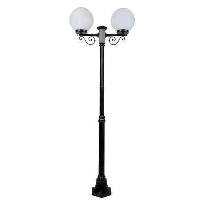 Siena 2 Light 2m 250mm Opal Post Light