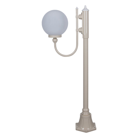 Lisbon 1 Light 1.32m 250mm Opal Post Light