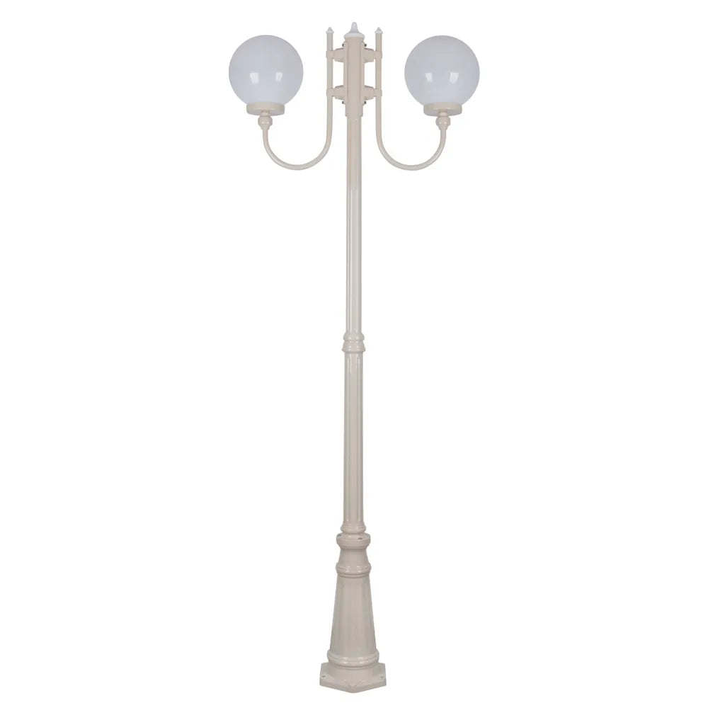 Lisbon 2 Light 2.29m 250mm Opal Post Light