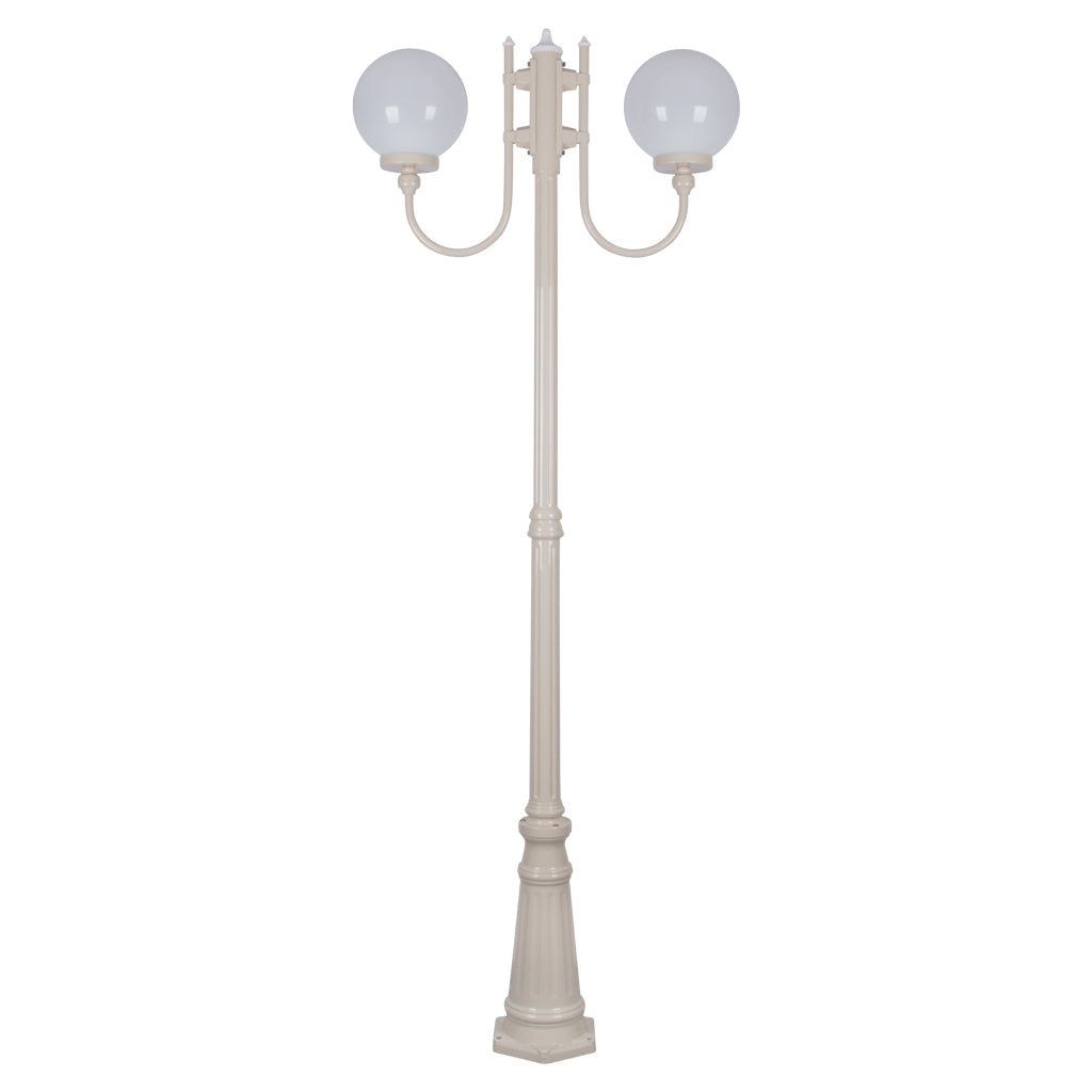 Lisbon 2 Light 2.29m 250mm Opal Post Light