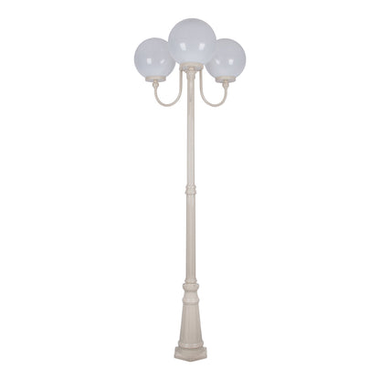 Lisbon 3 Light 2.29m 300mm Opal Post Light