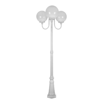 Lisbon 3 Light 2.29m 300mm Opal Post Light
