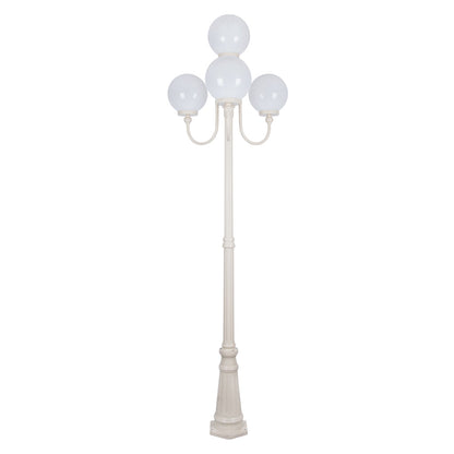 Lisbon 4 Light 2.54m 250mm Opal Post Light