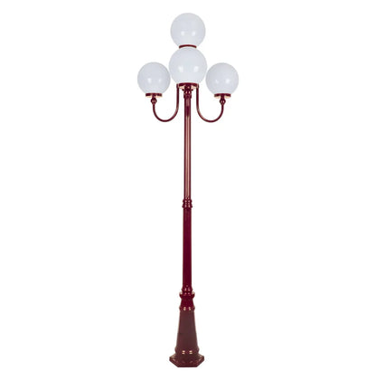 Lisbon 4 Light 2.54m 250mm Opal Post Light