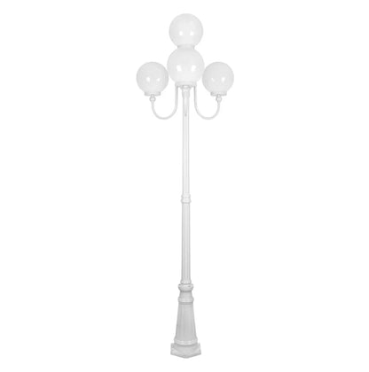 Lisbon 4 Light 2.54m 250mm Opal Post Light