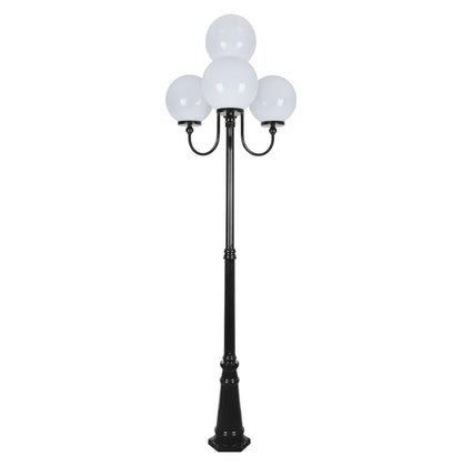 Lisbon 4 Light 2.54m 300mm Opal Post Light