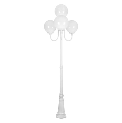 Lisbon 4 Light 2.54m 300mm Opal Post Light
