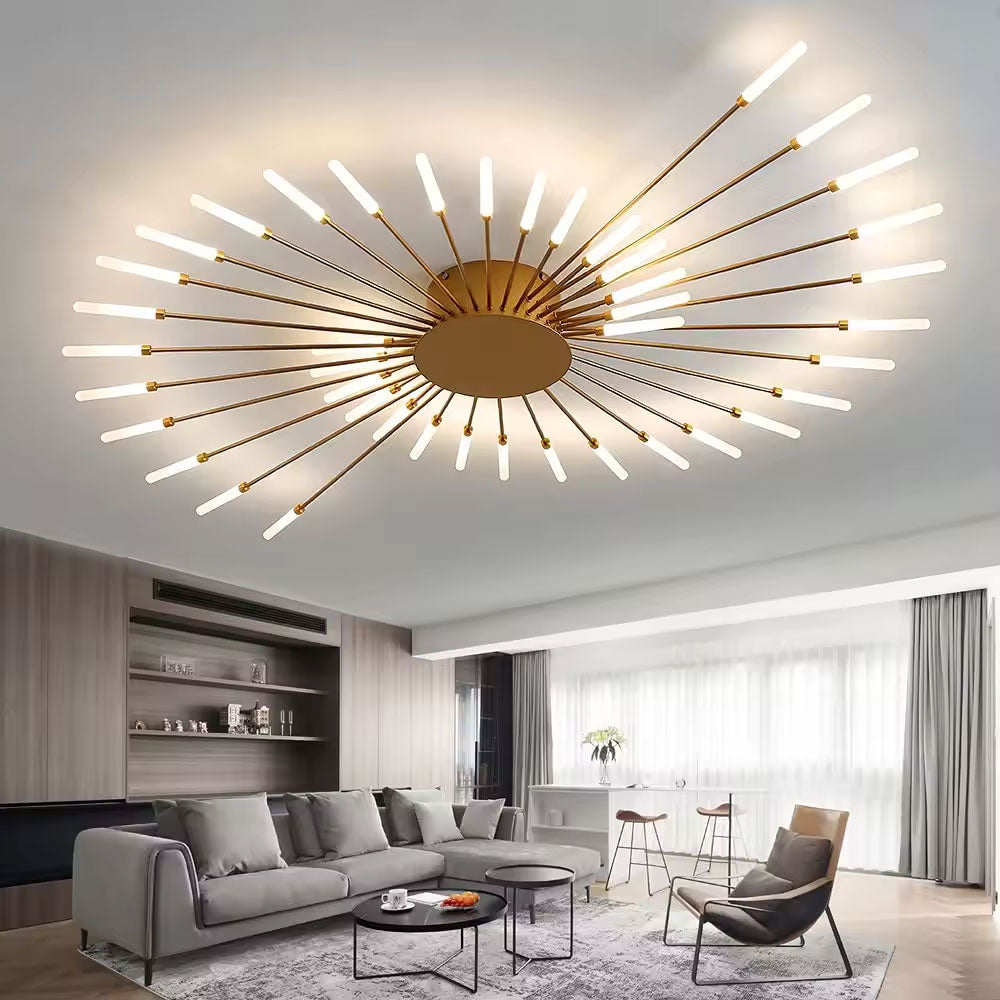 Girandola 42 Light LED Flush Ceiling Light