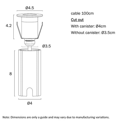 Halon Inground Light