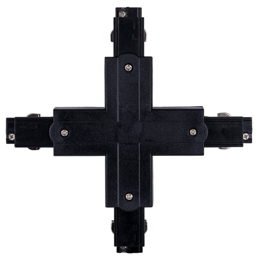 Three Circuit Track X-shape Connector
