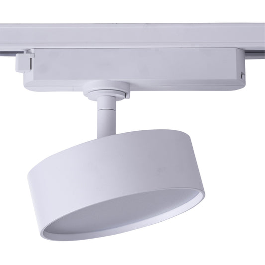 White 12w Dimmable Single Circuit Track Light