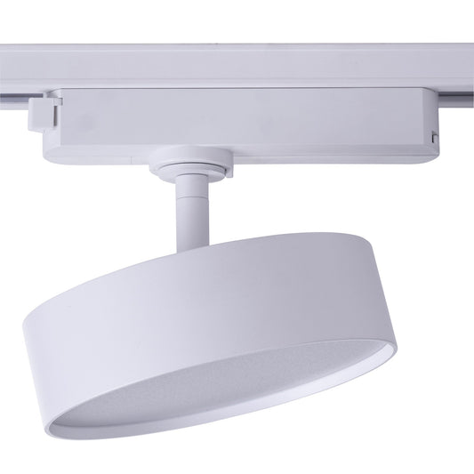 White 18w Dimmable Single Circuit Track Light