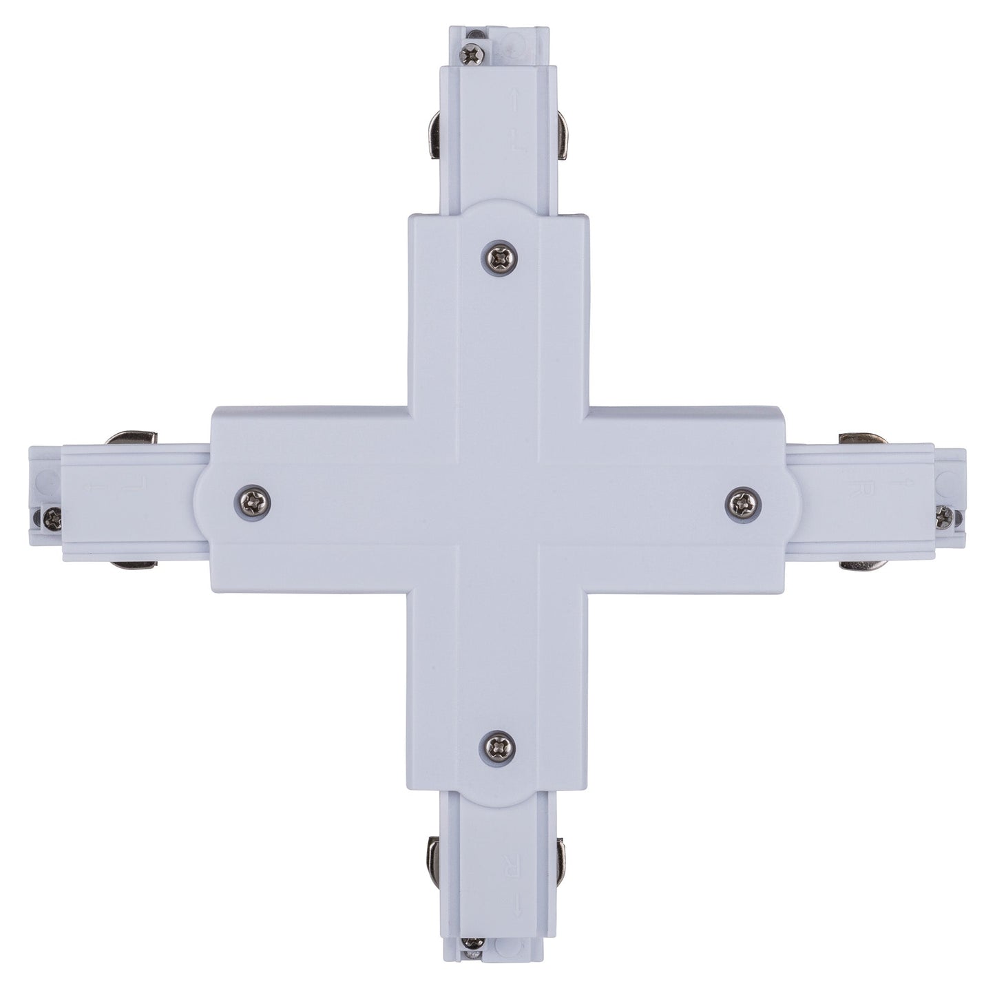 Three Circuit Track X-shape Connector