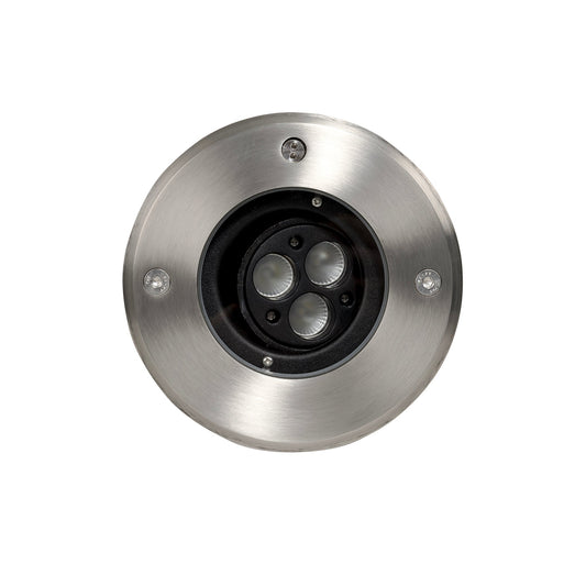 24v DC Round Adjustable Inground Light - 150mm Face