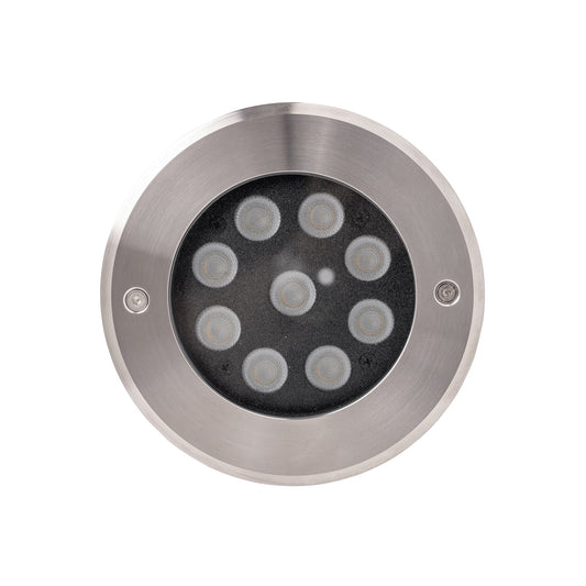 24v DC Round Adjustable Inground Light - 180mm Face