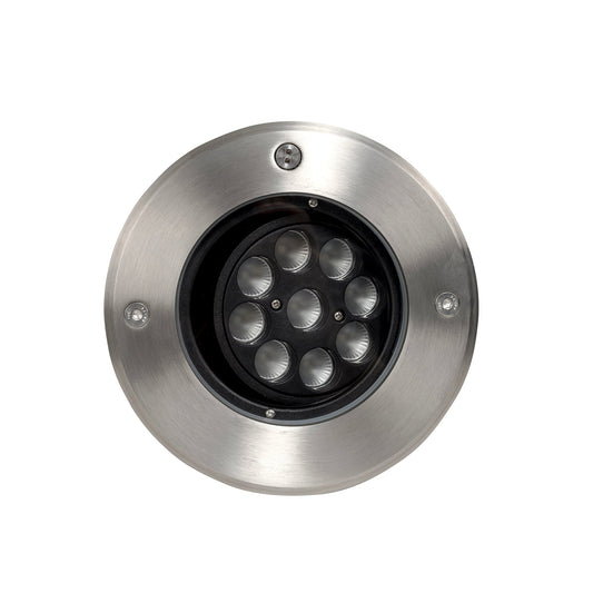 24v DC Round Adjustable Inground Light - 180mm Face