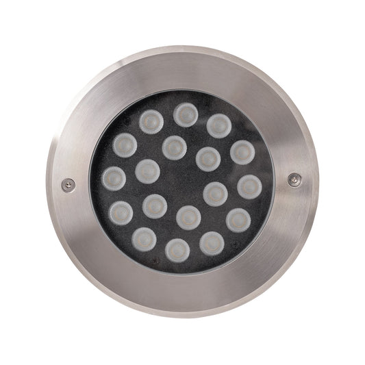 24v DC Round Adjustable Inground Light - 210mm Face