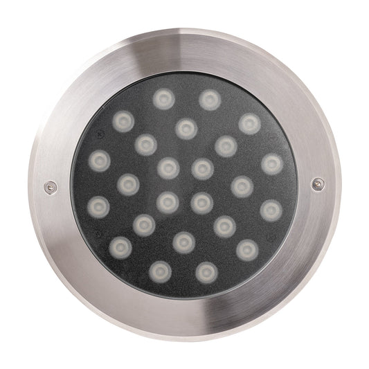 24v DC Round Adjustable Inground Light - 260mm Face