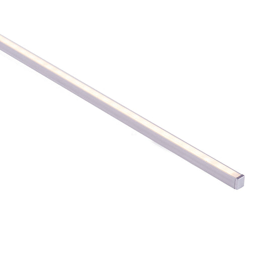 Silver 6x7mm Aluminium profile with diffuser kit