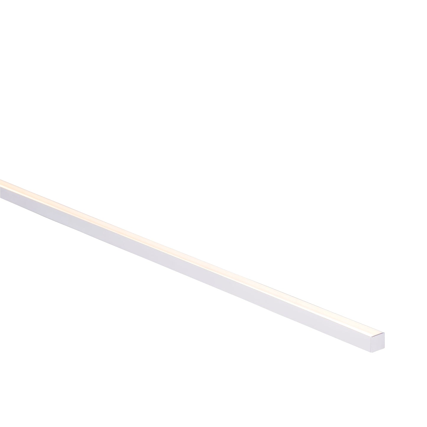Silver 16x15mm Aluminium profile with diffuser kit