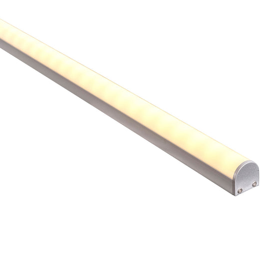 Silver 21x19mm Aluminium profile with diffuser kit