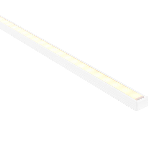 White 16x12mm Aluminium profile with diffuser kit