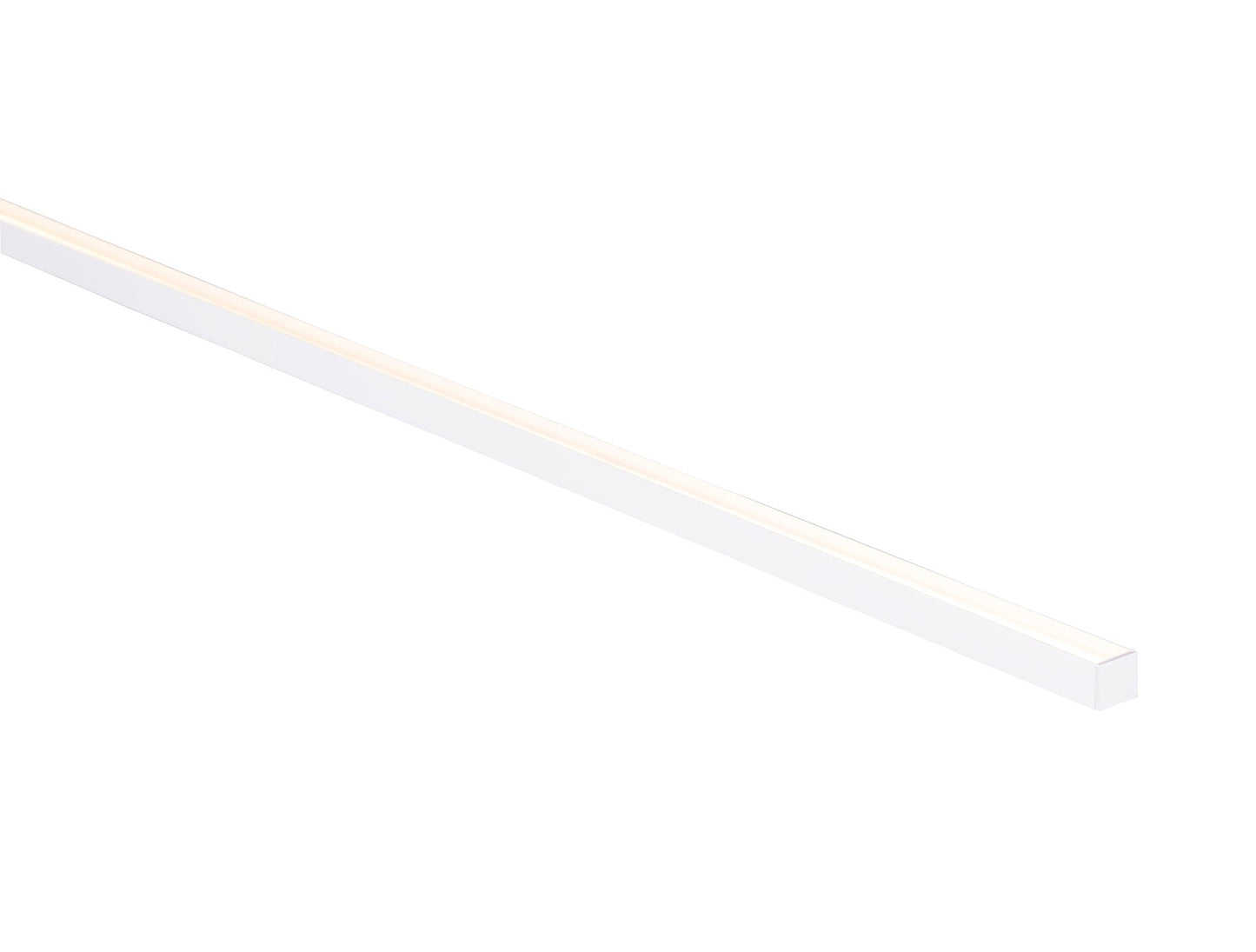 White 16x15mm Aluminium profile with diffuser kit