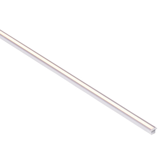 Silver 11x7mm Aluminium profile with diffuser kit