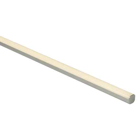 Silver 30x30mm Aluminium profile with diffuser kit