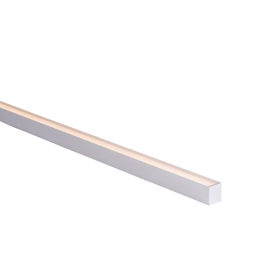 Silver 31x36mm Aluminium profile with diffuser kit
