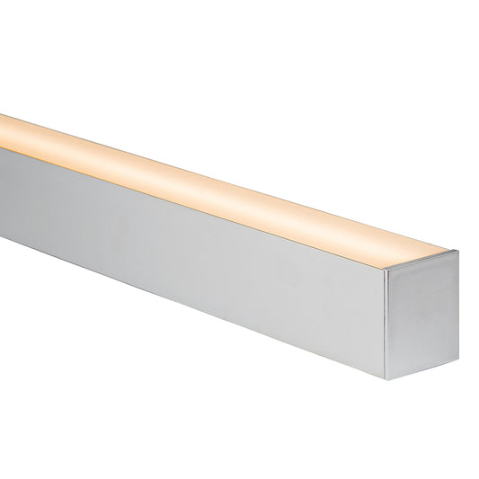 Silver 60x70mm Aluminium profile with diffuser kit