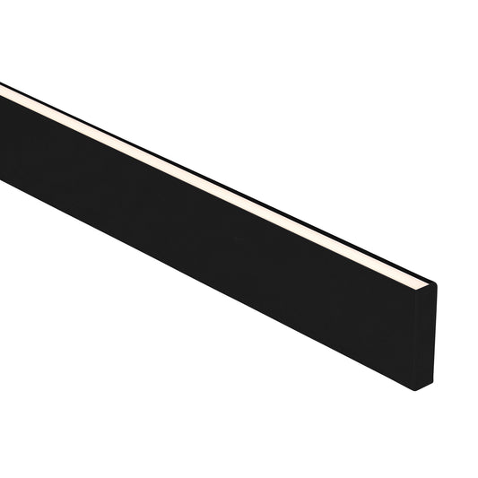 Black 10x89mm Aluminium profile with diffuser kit