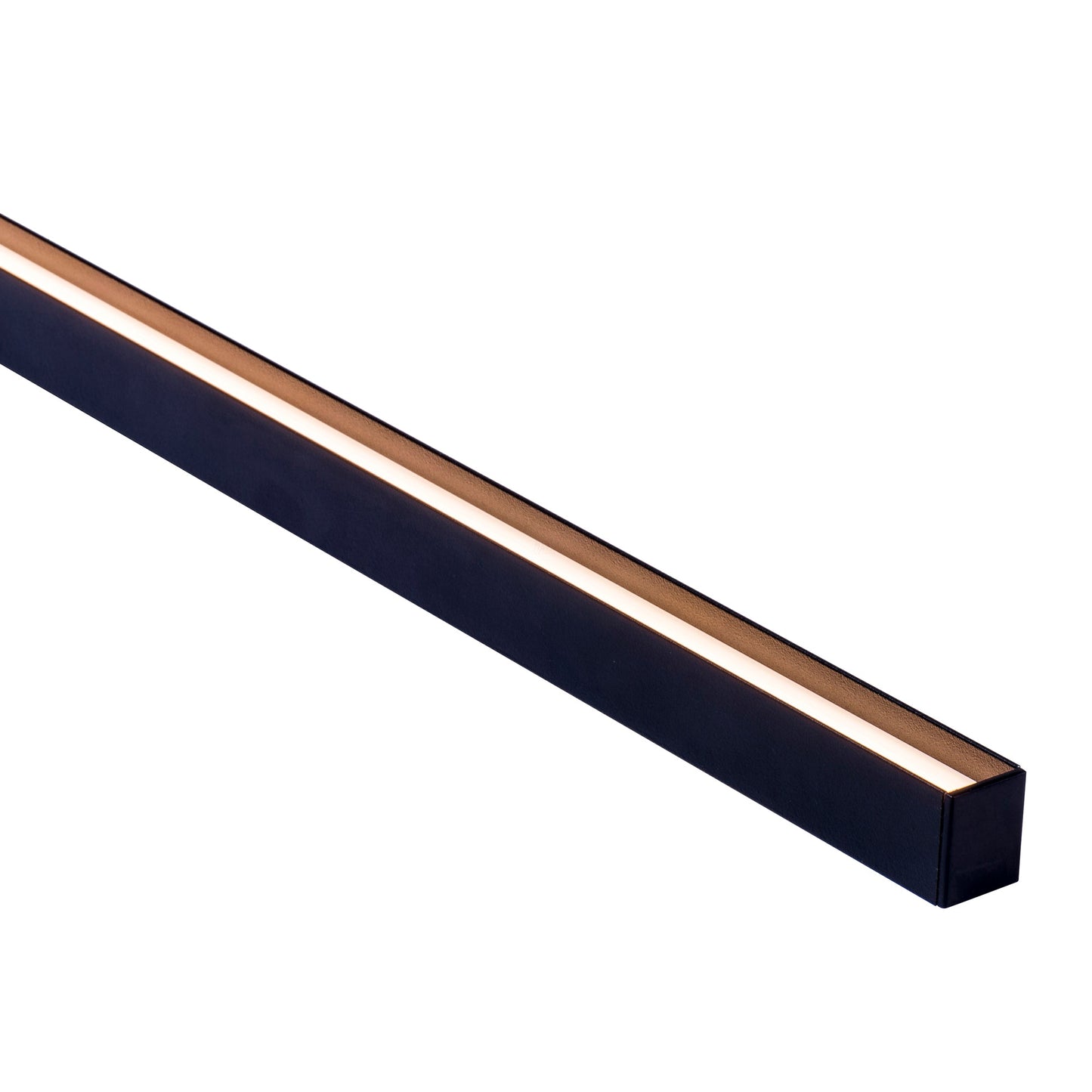 Black 20x25mm Aluminium profile with diffuser kit