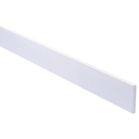 White 10x89mm Aluminium profile with diffuser