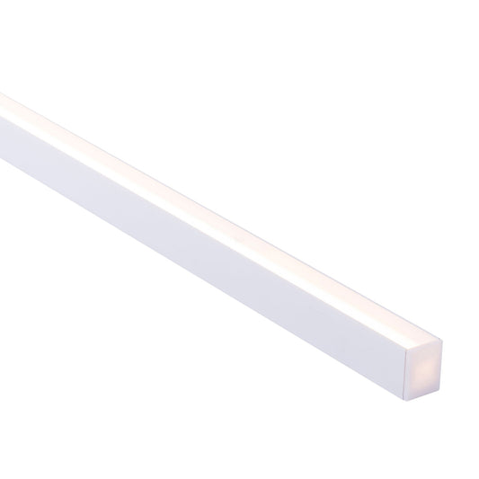 White 20x25mm Aluminium profile with diffuser