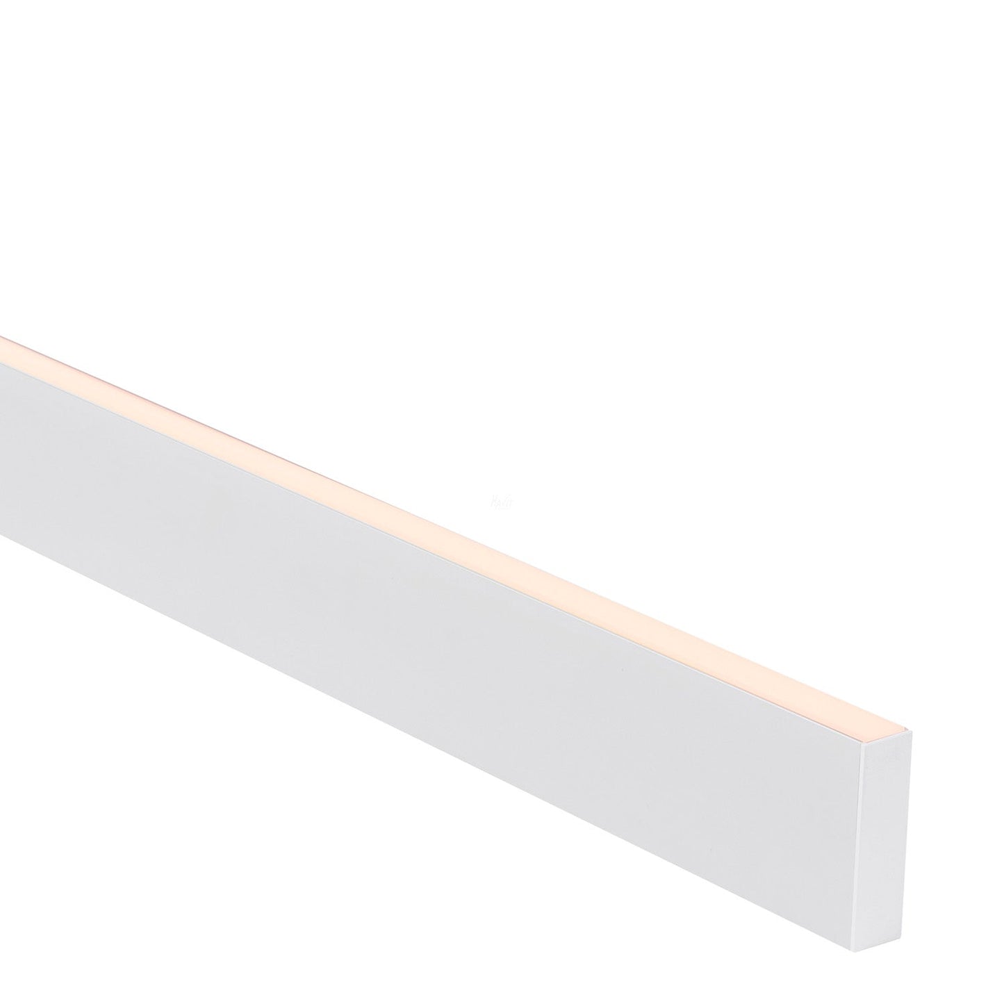 White 20x70mm Aluminium profile with diffuser