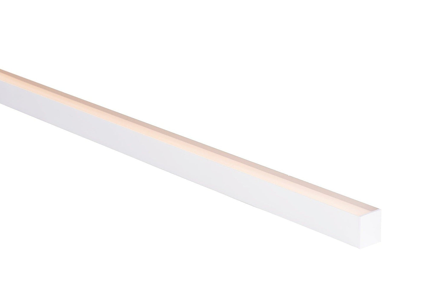 White 31x36mm Aluminium profile with diffuser