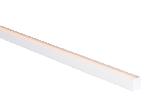 White 31x36mm Aluminium profile with diffuser
