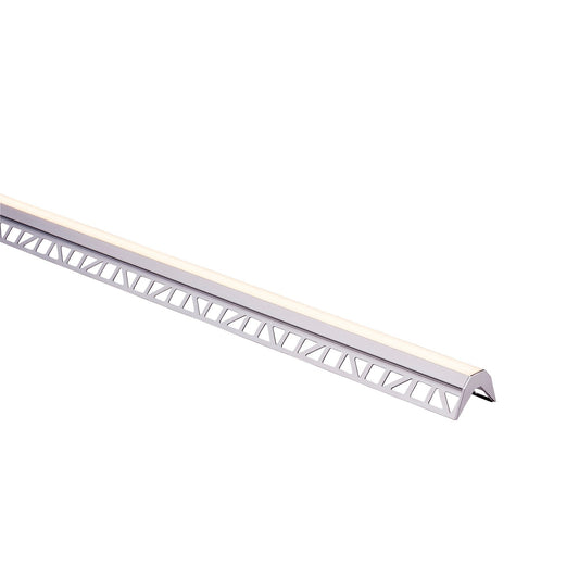 Silver Corner Gyprock Aluminium profile with diffuser kit