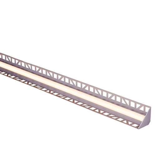 Silver Corner Gyprock Aluminium profile with diffuser kit