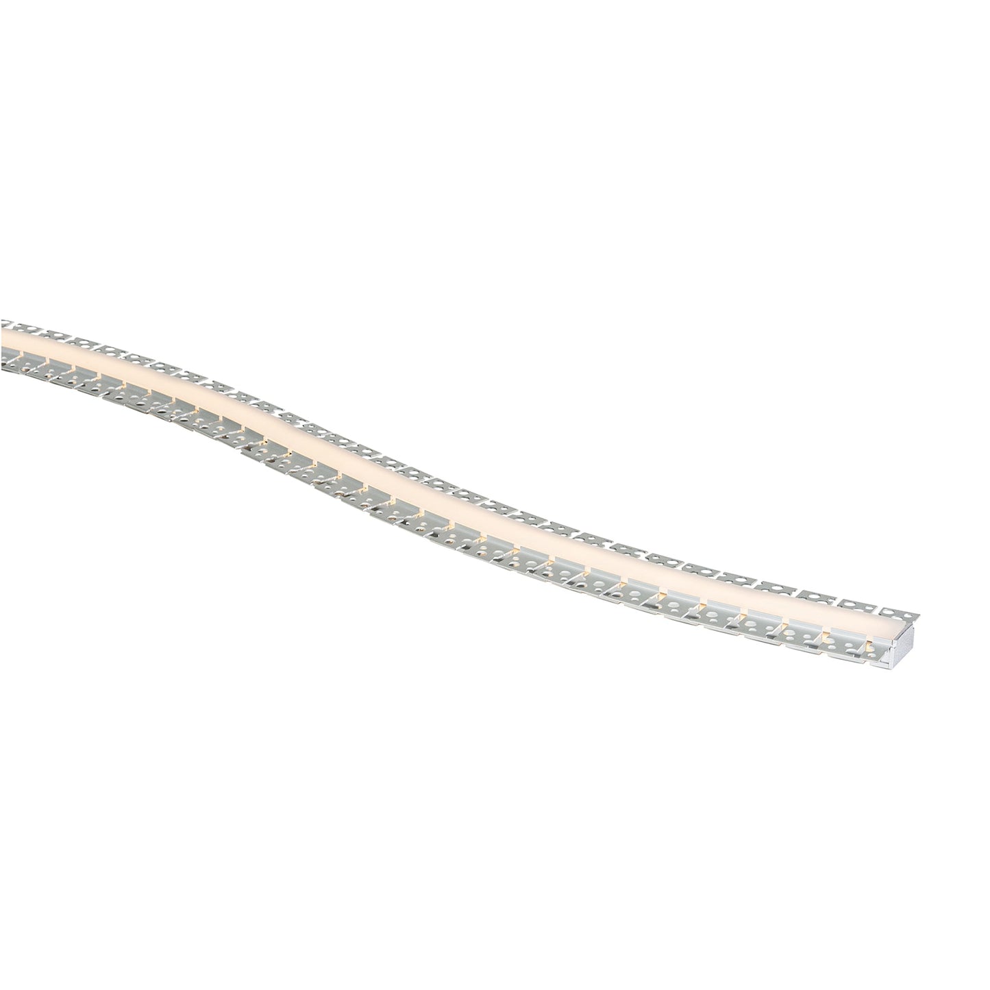 Bendable Silver 62x14mm Gyprock Aluminium profile with diffuser kit