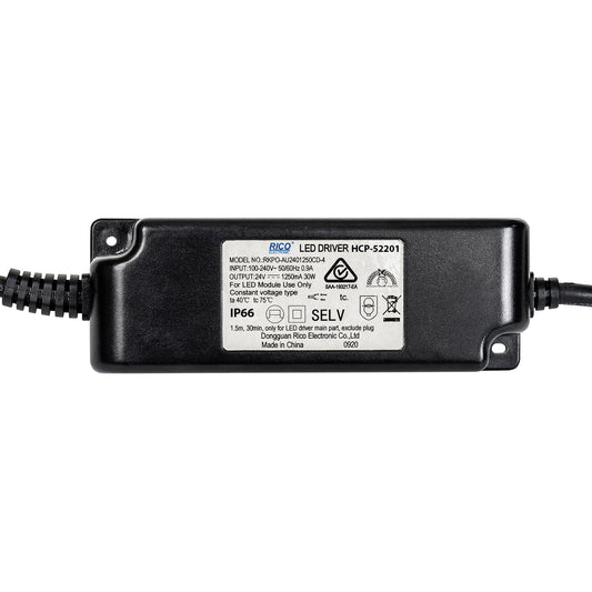 30w 24v DC IP66 Weatherproof LED Driver for Fairy Lights
