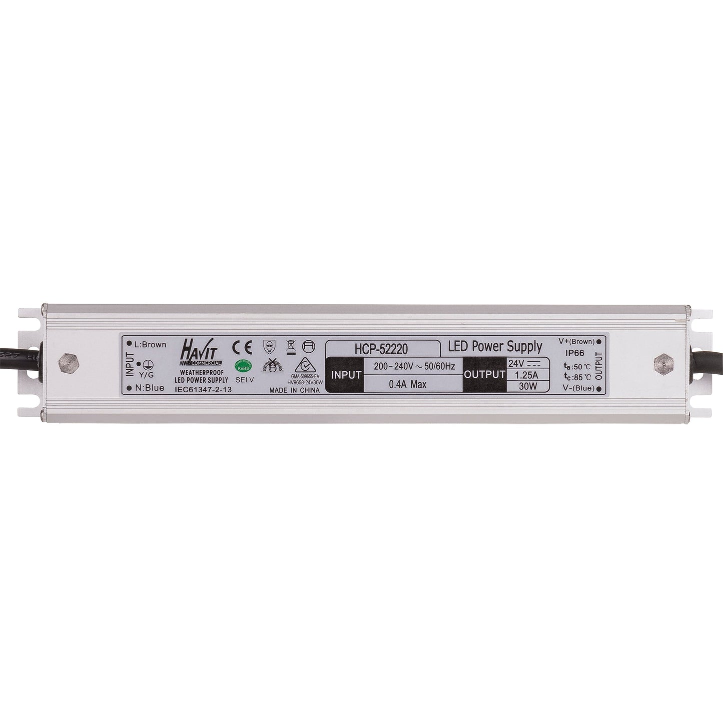 30w 24v DC IP66 Weatherproof LED Driver
