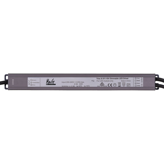 30w 24v DC IP66 Weatherproof TRIAC + 0-1/10v Dimmable LED Driver