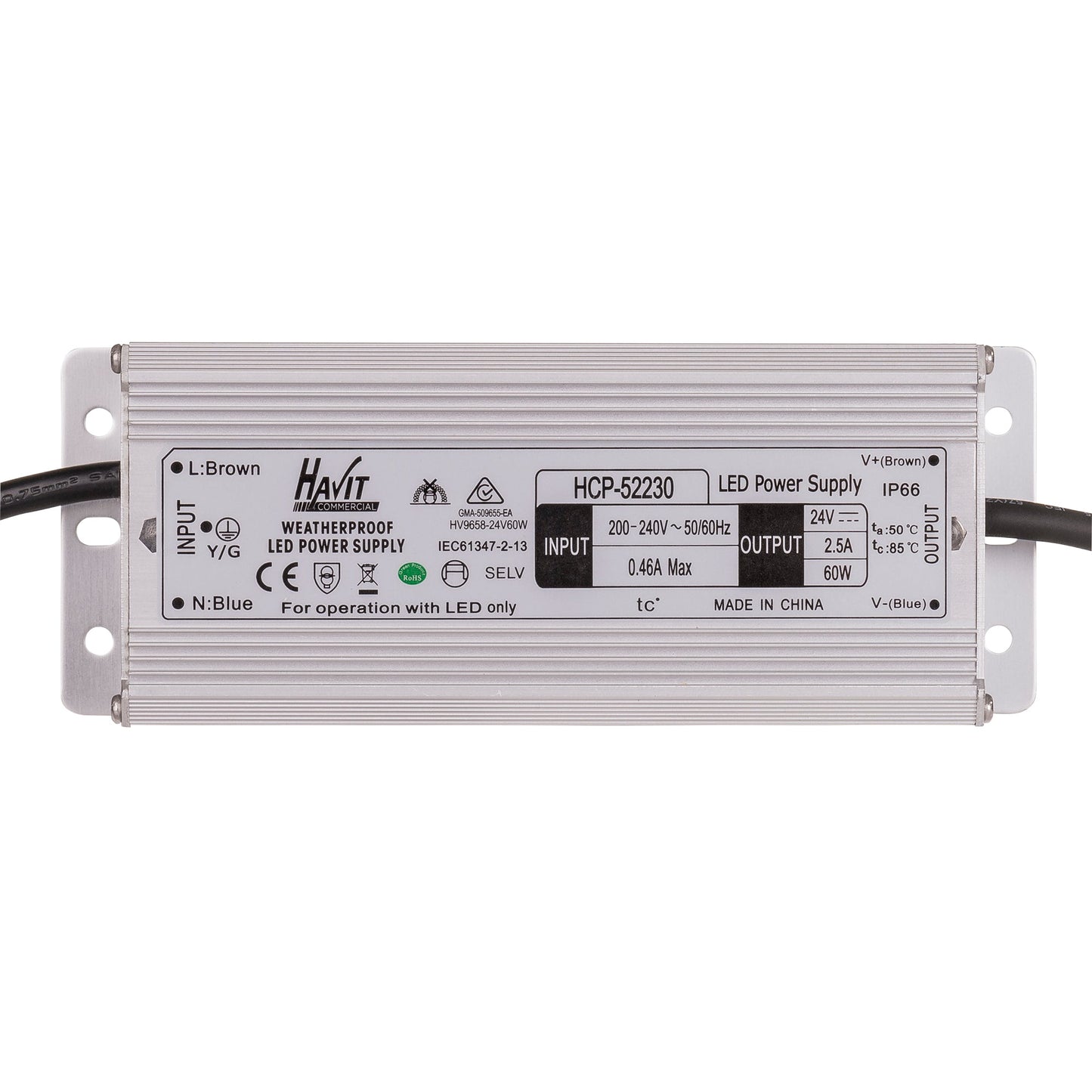 60w 24v DC IP66 Weatherproof LED Driver
