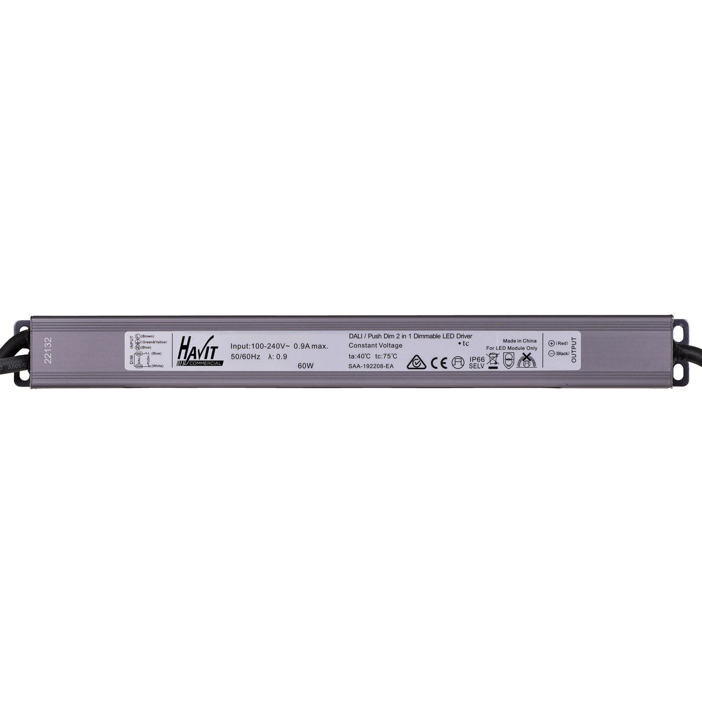 60w 24v DC IP66 Weatherproof Dali Dimmable LED Driver