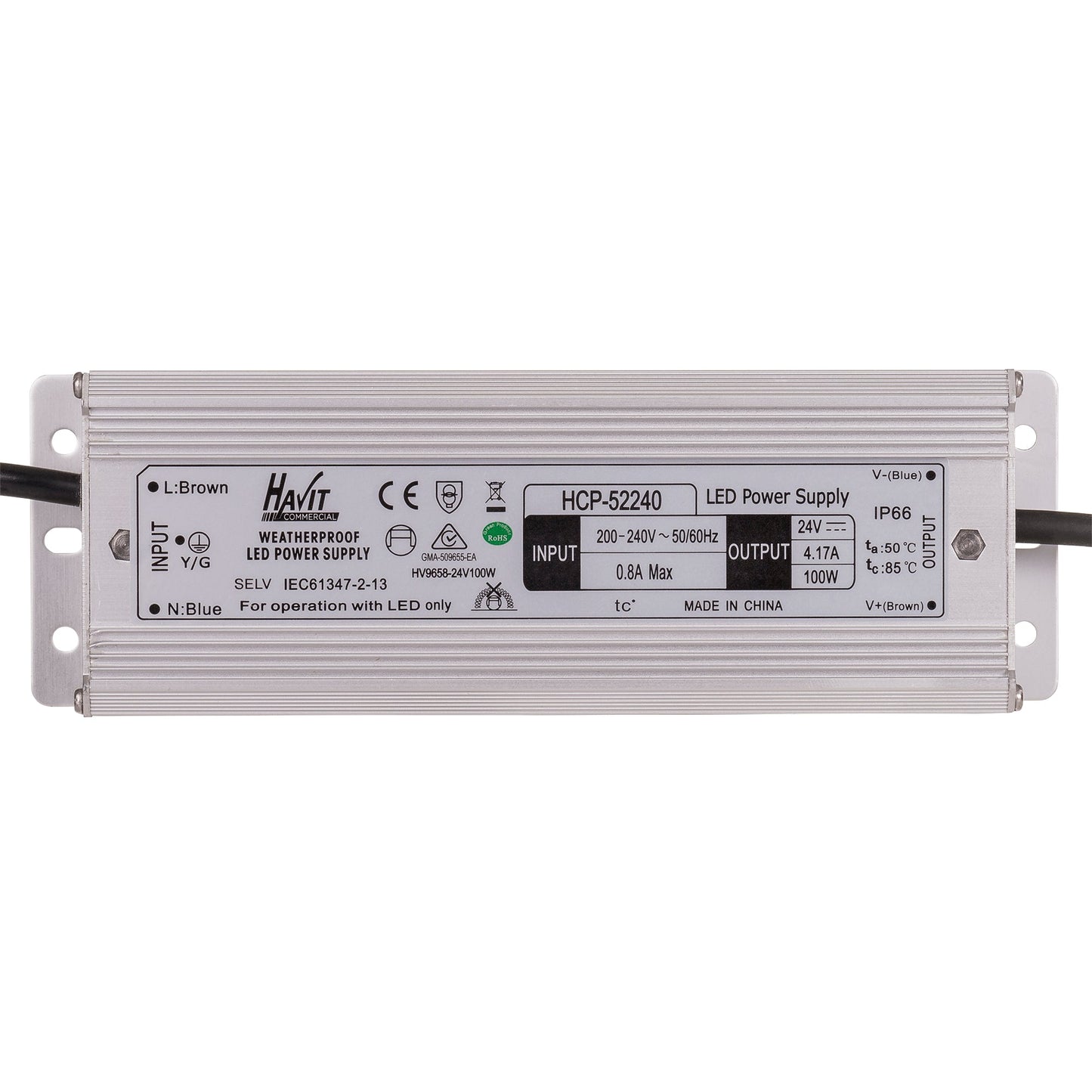 100w 24v DC IP66 Weatherproof LED Driver
